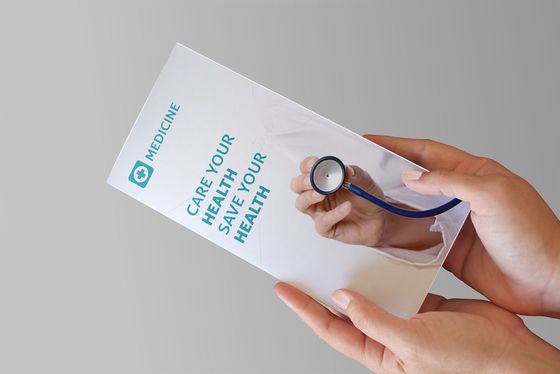 opuscolo su ordinazione di 128gsm Art Paper A4 che stampa per le scatole della medicina