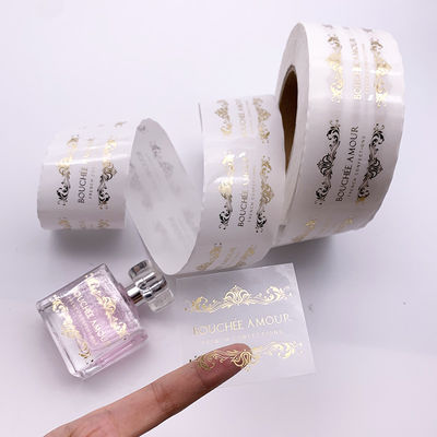 Autoadesivo trasparente della stagnola dello SGS, etichette cosmetiche resistenti UV della bottiglia