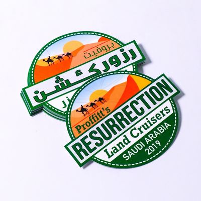 Etichette autoadesive del vinile di profumo ISO9001 della bottiglia della prova UV bianca degli autoadesivi