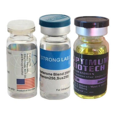 Alta certificazione impermeabile di iso di 10ml Amber Medicine Glass Vials 5.5cm