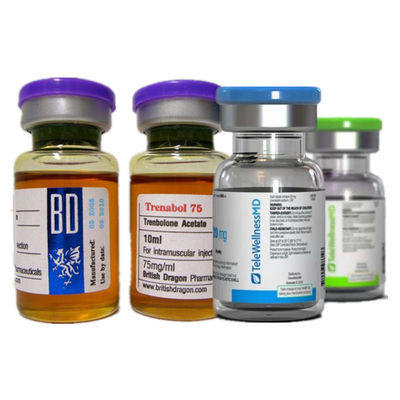 Alta certificazione impermeabile di iso di 10ml Amber Medicine Glass Vials 5.5cm