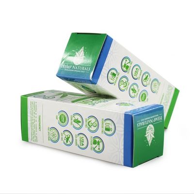 Colore biodegradabile riciclato bianco di Pantone della scatola di cartone 350gsm