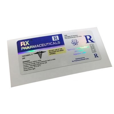 Pantone termoresistente colora le etichette farmaceutiche della bottiglia per l'iniezione degli steroidi