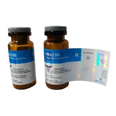 Larghezza laminata lucida d'argento autoadesiva di 10ml Vial Labels 30mm