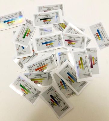 Vetro di stampa UV impermeabile Vial Labels For Medication di 6x3cm