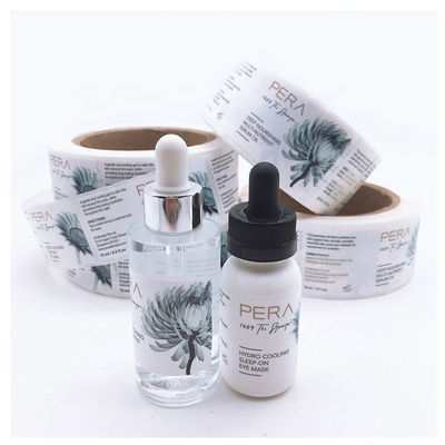 Prodotti di vetro biodegradabili di cura di Vial Labels Printable For Beauty di colore di Pantone