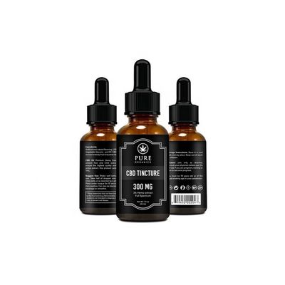 Carta Vial Labels di vetro, etichetta del vinile della bottiglia di Cbd di stampa offset