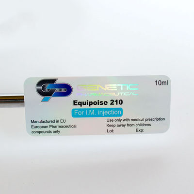 Autoadesivi olografici riciclati di sicurezza di 10ml Vial Labels 25*60mm