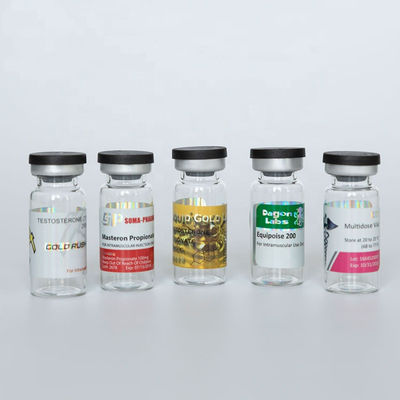Autoadesivi olografici riciclati di sicurezza di 10ml Vial Labels 25*60mm