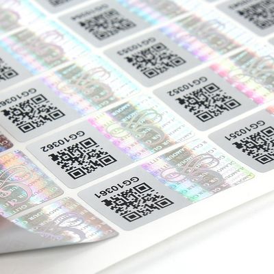anti contenitori di guarnizione falsi di Vial Label Strong Adhesive For dell'ologramma 3D
