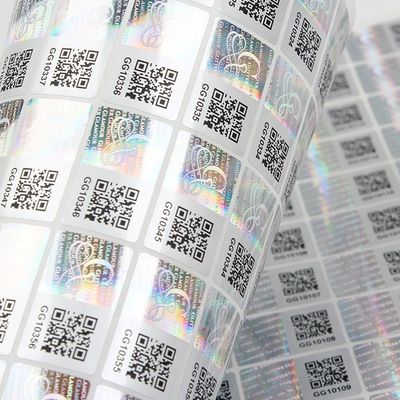 anti contenitori di guarnizione falsi di Vial Label Strong Adhesive For dell'ologramma 3D