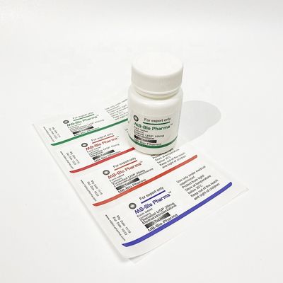Anti etichette false della bottiglia di pillola, Matt Lamination Medication Label Stickers