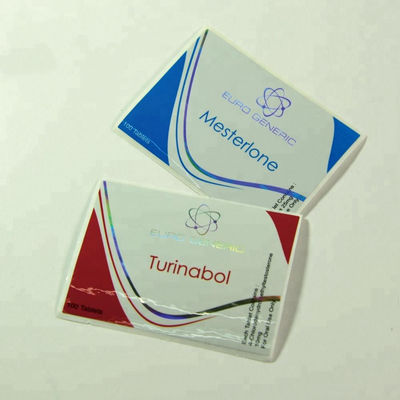 Etichette lucide della bottiglia di pillola della laminazione, 80mm ampio Vial Labels farmaceutico