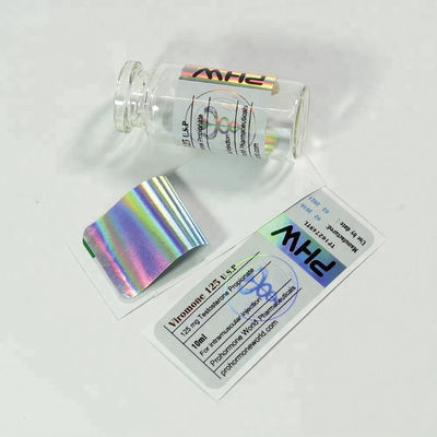 Etichette lucide della bottiglia di pillola della laminazione, 80mm ampio Vial Labels farmaceutico