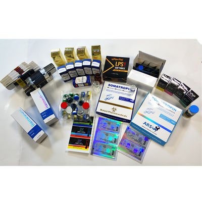 Anti stampa falsa di 30x30x50mm 10ml Vial Boxes With Gold Foil