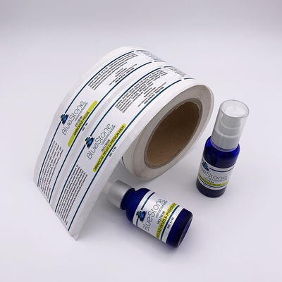 Etichette termoresistenti della bottiglia del contagoccia 30ml dell'autoadesivo 3.5x7.6cm del vinile del PVC