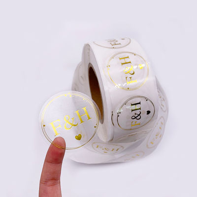 Anti Rose Gold Foil Stickers Strong adesivo impresso ultravioletto di iso