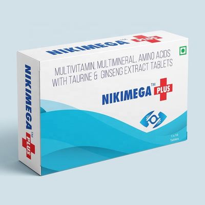 contenitori pieghevoli di cartone 400gsm, scatola d'imballaggio medica di altezza di 8cm