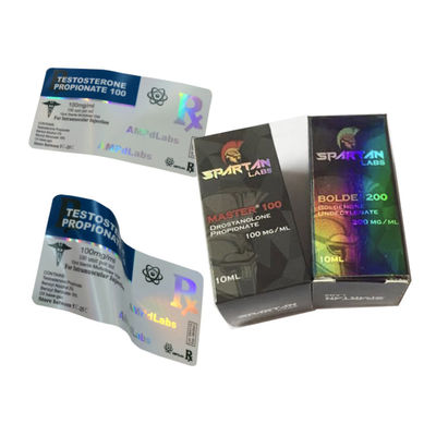 Rifinitura UV di vetro di Vial Labels With Spot della farmacia eliminabile