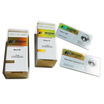 10ml ricoprente UV Vial Boxes, contenitori d'imballaggio di cartone bianco 300gsm
