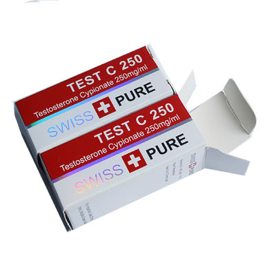 10ml ricoprente UV Vial Boxes, contenitori d'imballaggio di cartone bianco 300gsm