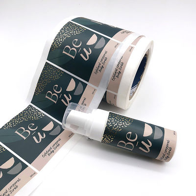 etichette dell'autoadesivo della stagnola di oro di 2x8cm, autoadesivo termoresistente di timbratura di oro