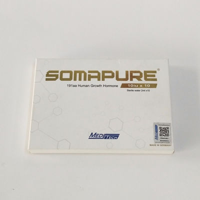 L'imballaggio bianco lungo 6cm olografico d'argento del cartone inscatola UV stampato