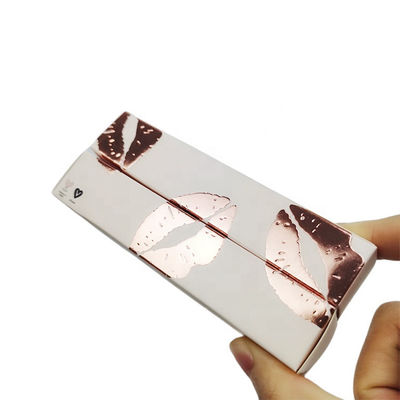300g/M2 scatola di carta cosmetica, Matt Lamination Lipstick Paper Box