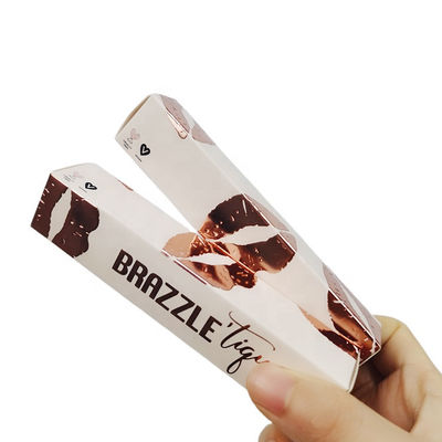 300g/M2 scatola di carta cosmetica, Matt Lamination Lipstick Paper Box