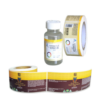 Autoadesivi steroidi delle etichette della farmacia di spessore di Vial Labels 0.06mm dell'ANIMALE DOMESTICO