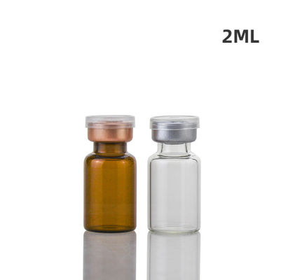 Bottiglia farmaceutica di vetro delle fiale 2ml della medicina trasparente piccola