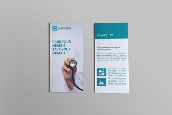 opuscolo su ordinazione di 128gsm Art Paper A4 che stampa per le scatole della medicina