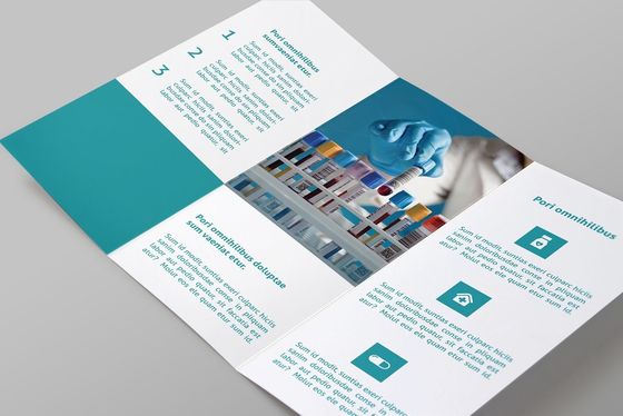 opuscolo su ordinazione di 128gsm Art Paper A4 che stampa per le scatole della medicina