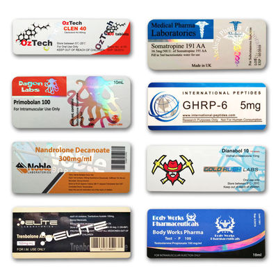 Ologramma pieghevole 300g 10ml di carta fatto a mano Vial Boxes For Steroid