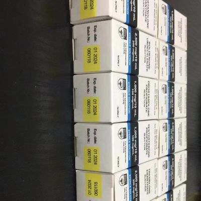 Contenitori di carta su ordinazione del cartone 10ml di Hilma Biocare 300gsm di marca con le etichette abbinate, alette di filatoio